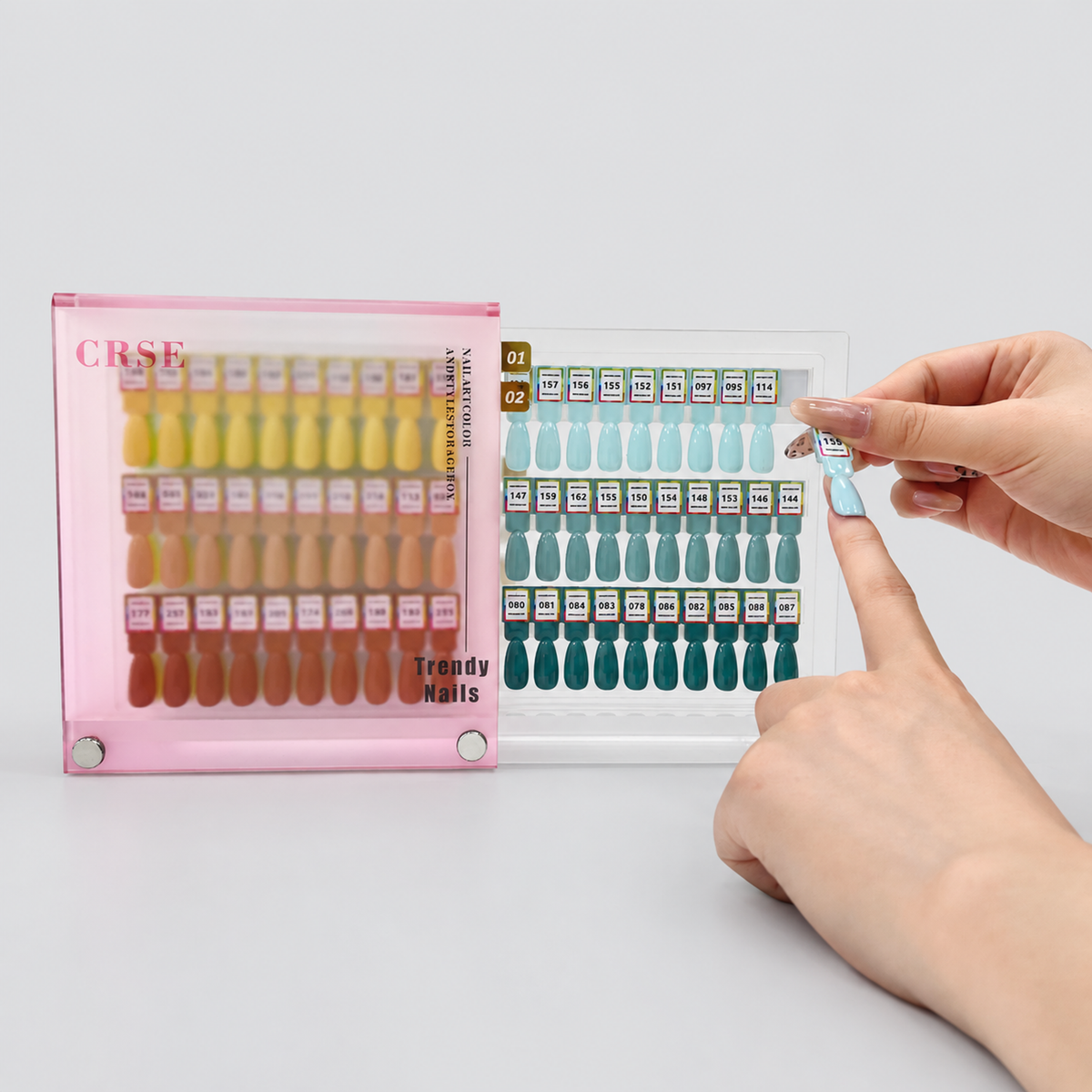 Pull-Out Magnetic Nail Art Storage Box