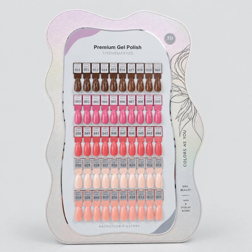 Curved Magnetic Nail Art Display Board