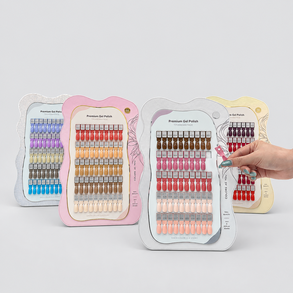 Curved Magnetic Nail Art Display Board