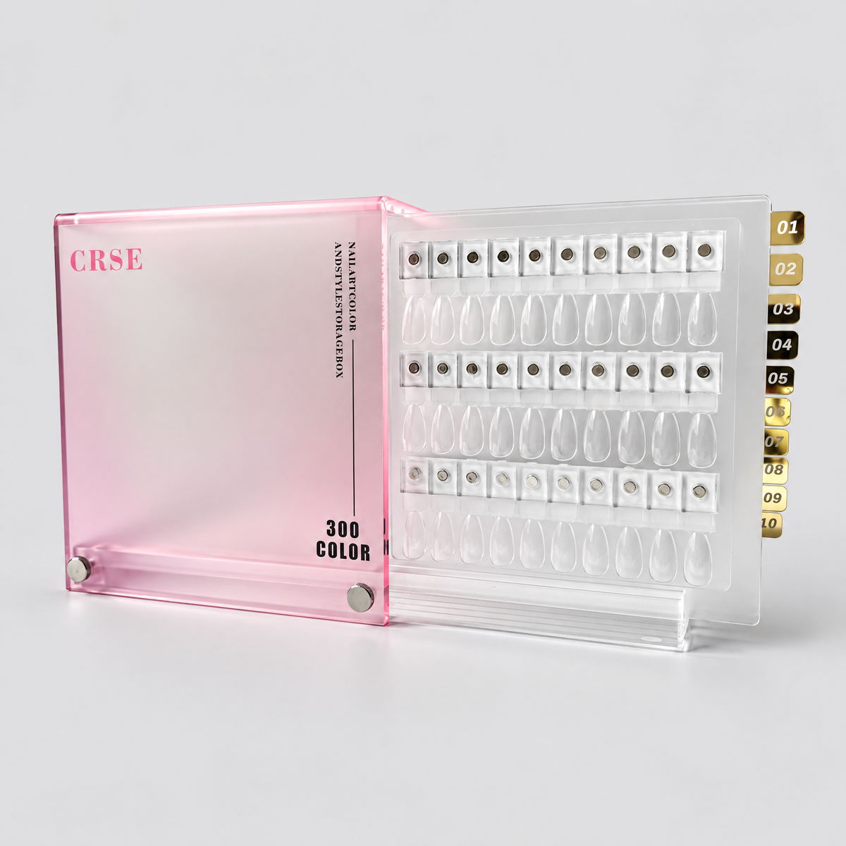 Pull-Out Magnetic Nail Art Storage Box